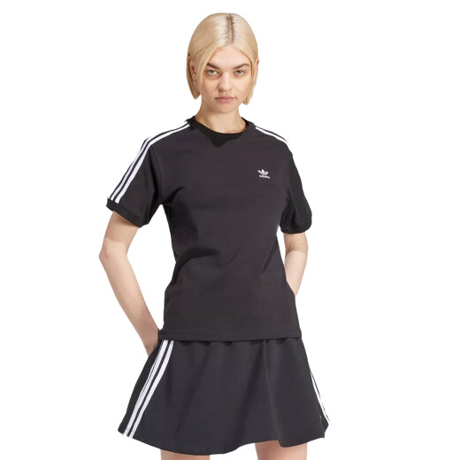 Remera Adidas 3 Stripe - Negro Remera Adidas 3 Stripe - Negro