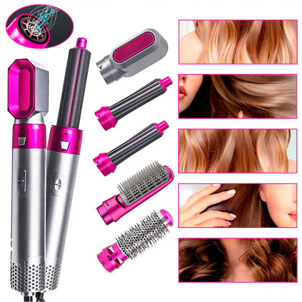 Modelador Secador Cepillo Alisador Rizador Anti Frizz 5 En 1 Modelador Secador Cepillo Alisador Rizador Anti Frizz 5 En 1