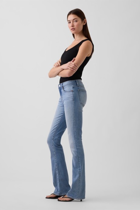 Jean Baby Boot Mujer Light Wash