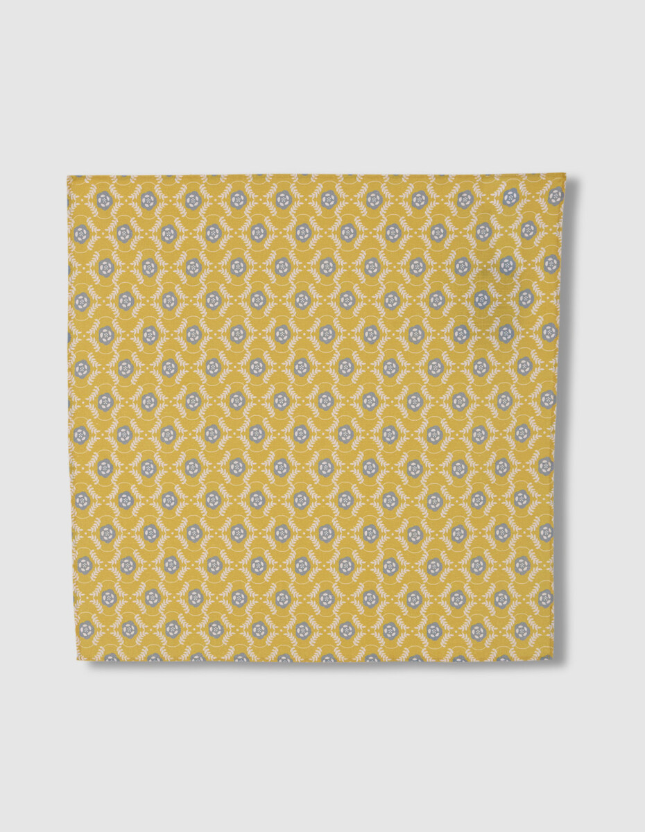 Fular Con Estampado - Verde 
