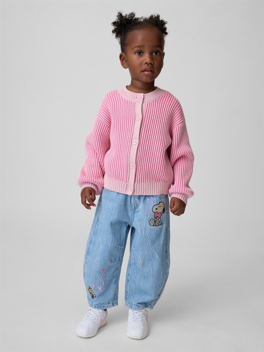 Jean Horseshoe Toddler Niña - Medium Wash 