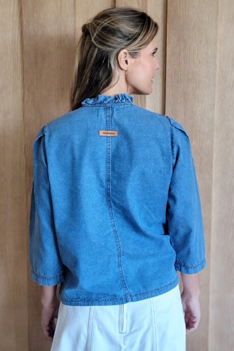 Camisa Carlotta Denim Azul
