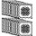 Revestimiento Vinilico X20pc 20x20 Mosaico Azulejo Jug004020-m3