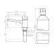 DISPENSADOR DOSIFICADOR JABON MONOCOMANDO ACCESORIOS 000