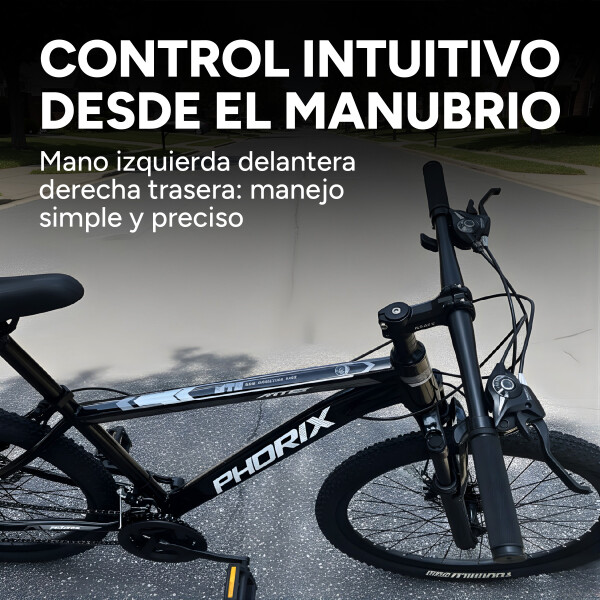 Bicicleta Phdrix Montaña Mtb Rod 26 Frenos De Disco 21 Veloc Negro 1