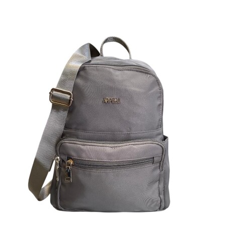 Mochila microfibra Beige