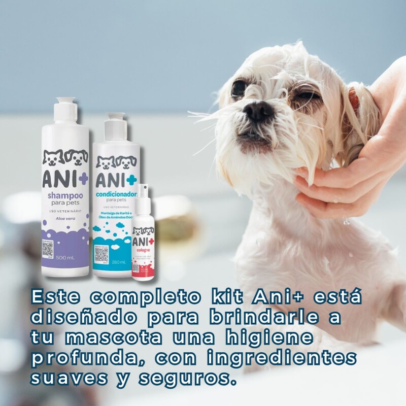 KIT ANI+ SHAMPOO ACONDICIONADOR Y COLONIA PARA PERROS Y GATOS KIT ANI+ SHAMPOO ACONDICIONADOR Y COLONIA PARA PERROS Y GATOS