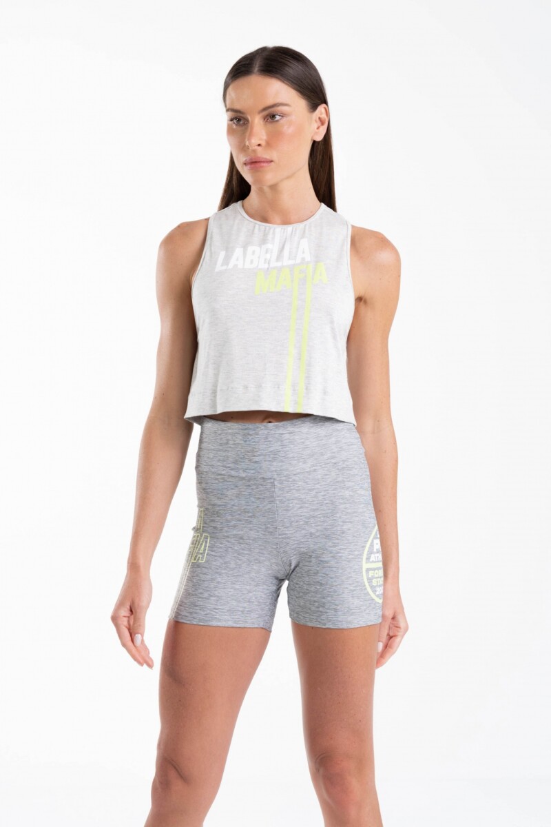 MUSCULOSA NIRVANA ESSENTIALS GRIS 