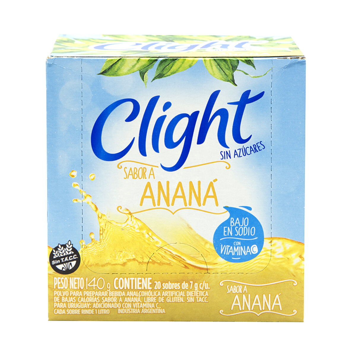 Jugos CLIGHT 1L Pack 20 Unidades - Ananá 