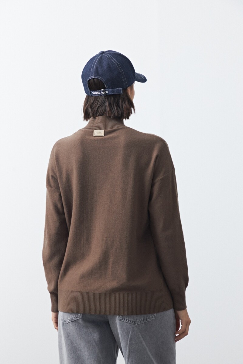 POLERA JAVAIOLA Marrón oscuro