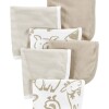 SET BABITAS X6 TOWEL TERRY CARTERS beige vacas