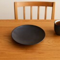 PLATO POSTRE TRAMONTINA PORCELANA 21CM NEGRO