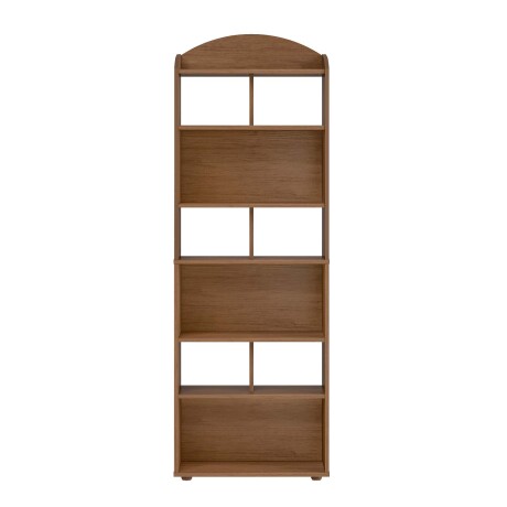 BIBLIOTECA MDF-Y-MDP MARRON ARCO