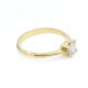 Anillo en oro 18k y brillante con engarce 4 puntas Anillo en oro 18k y brillante con engarce 4 puntas