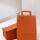 Pack x 50 - bolsa lisa 22x10x30 cm. NARANJA