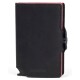 Billetera Baleine Kansas en Aluminio y Cuero con Protección RFID Dark Red