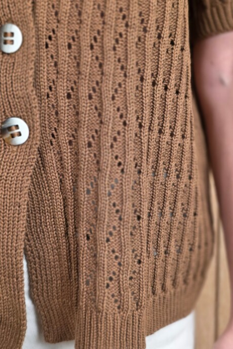 Cardigan Mora Ocre