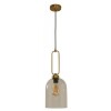 COLGANTE 1L VIDRIO CON BRONCE E27 COLGANTE 1L VIDRIO CON BRONCE E27