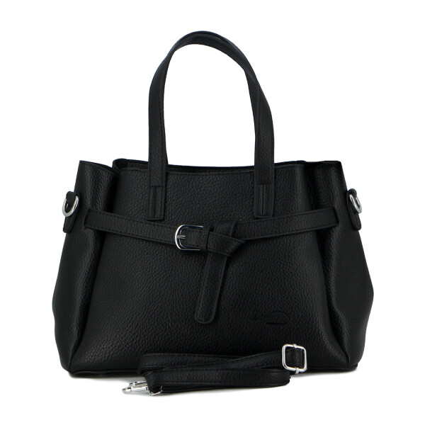 Darkness Cartera C/correa Larga-corta Y Detalle Negro