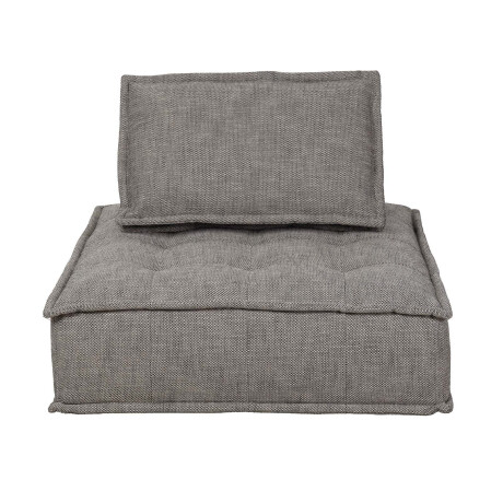 SOFÁ MODULAR 1 CUERPO TELA-PREMIUM GRIS ELEMENT GRIS OSC