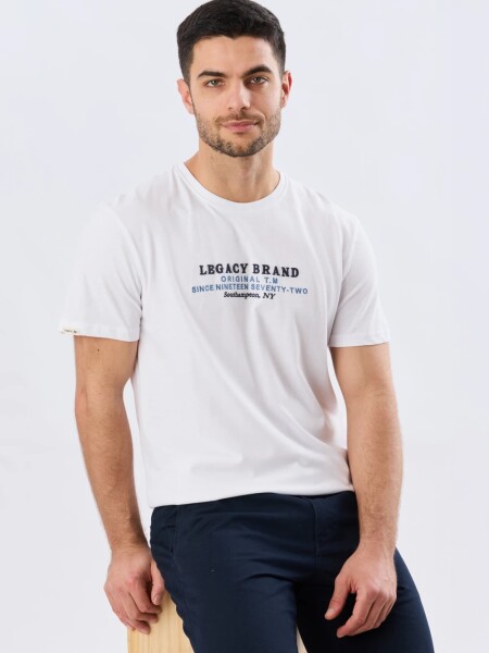 T-SHIRT LEGACY 6158 BLANCO