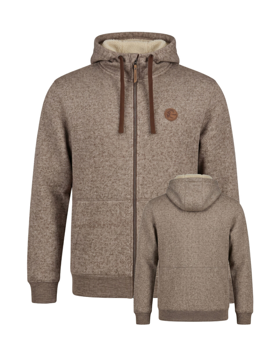 Campera O'Neill Melange Texture - Café 