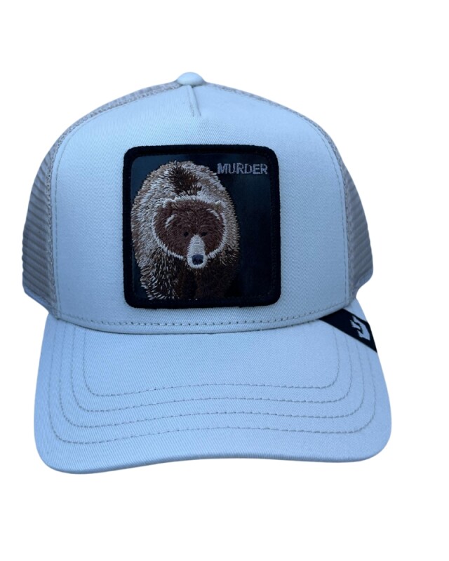 Gorra Goorin Bros Trucker Baseball - The Murder Bear Crema