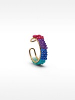 Anillo Con Abalorios multicolor