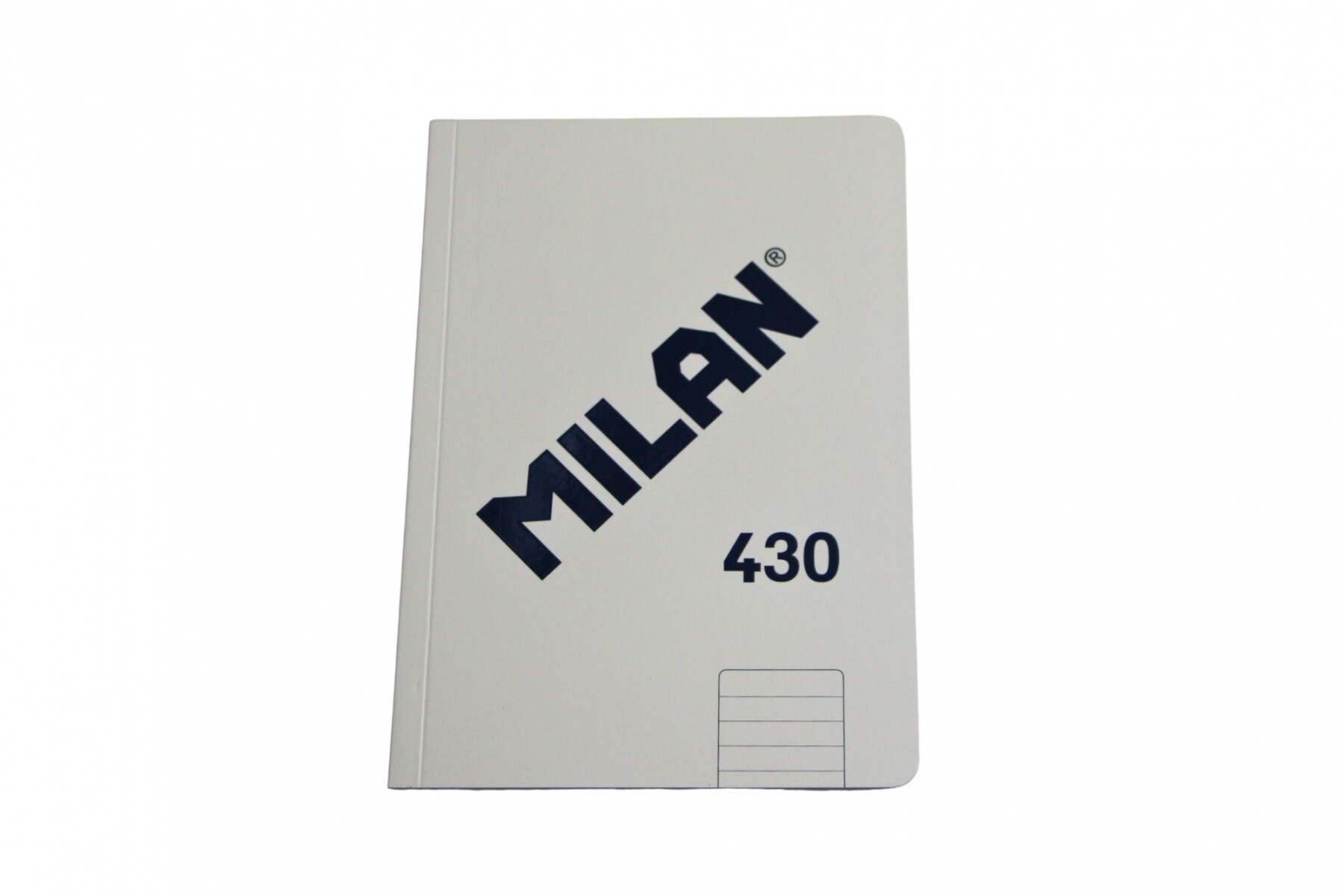 CUADERNO MILAN TAMAÑO A5 RAYADO DE 48 HOJAS COLOR CREMA 