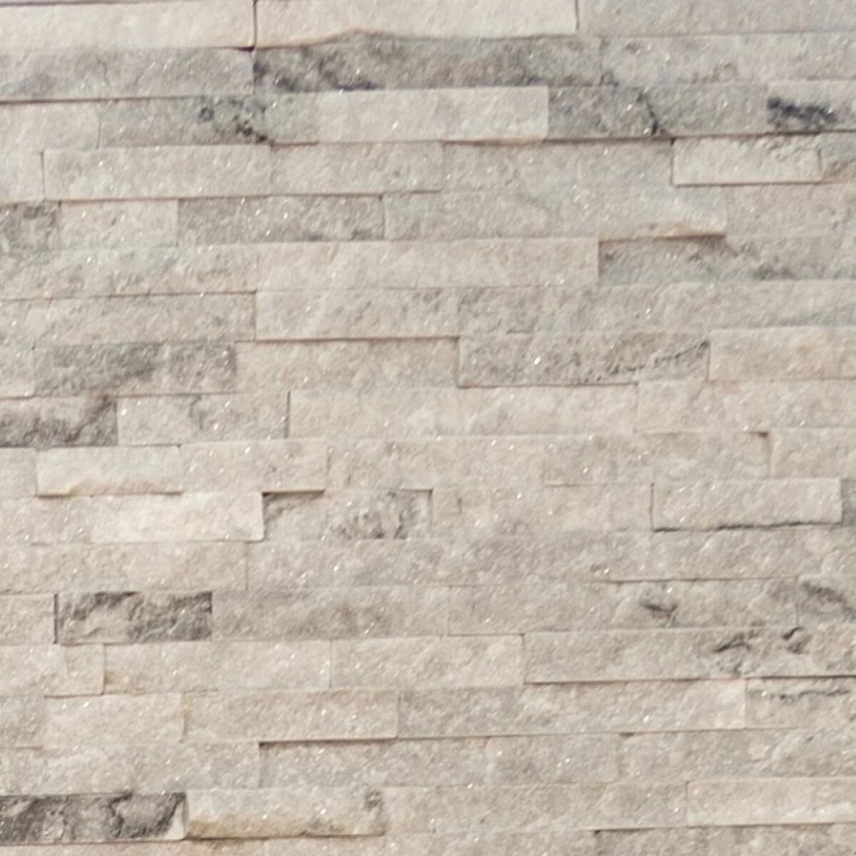 Piedra Natural Brick Blanca - 0.5m2 