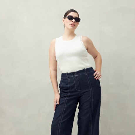 PANTALON ROMANE Indigo