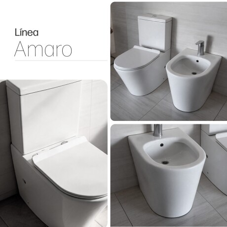 JUEGO DE LOZA SANITARIA AMARO BLANCO PARA BAÑO AQUALIA 000