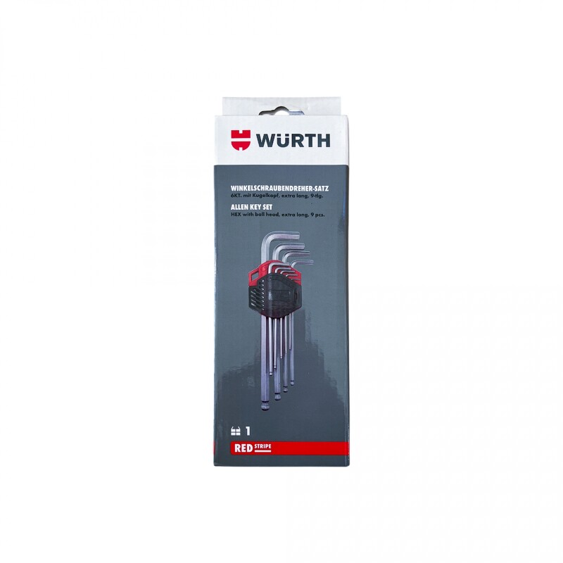 Wurth Llave Allen Hexagonales Larga 9 Piezas Wurth Llave Allen Hexagonales Larga 9 Piezas