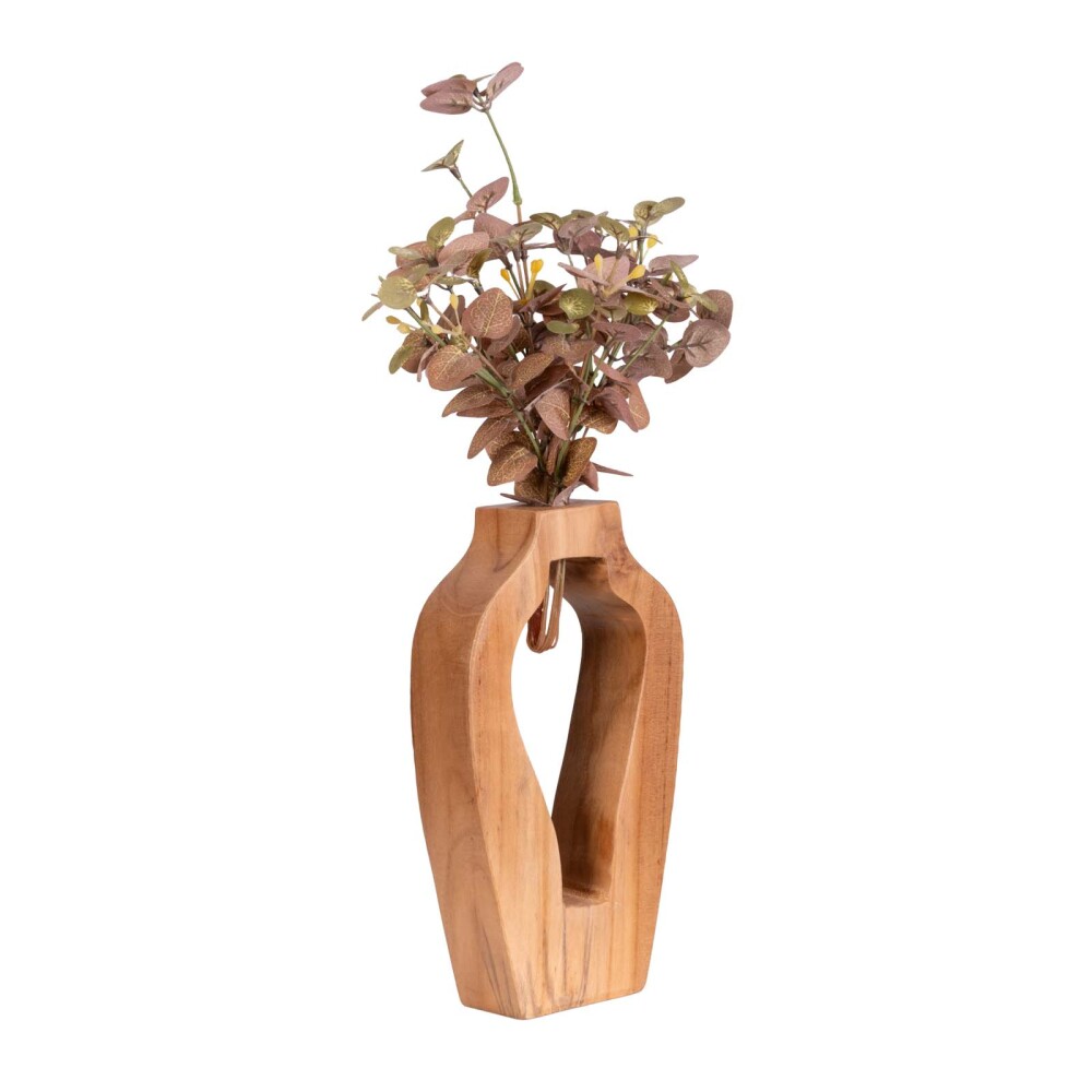 FLORERO MADERA-DE-TECA NATURAL-BEIGE DON II 31.313