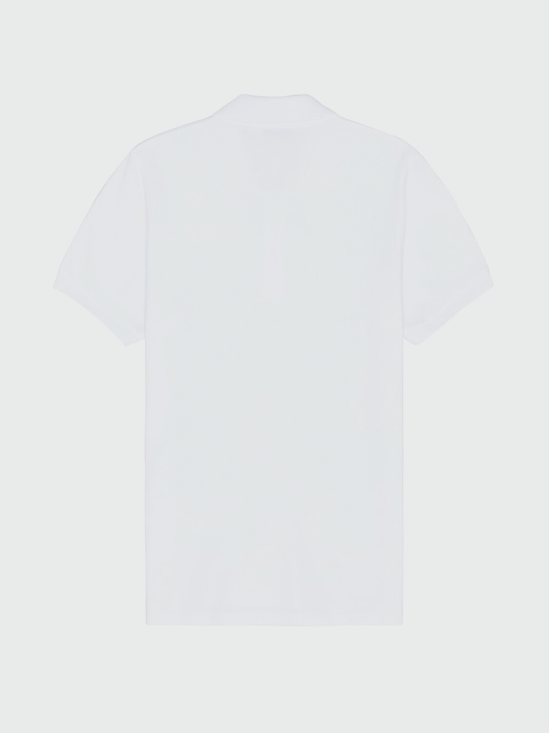 Remera estilo polo de algodón Celeste