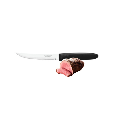 Cuchillo para asado Ipanema. De acero inoxidable y polipropileno mango negro Tramontina Cuchillo para asado Ipanema. De acero inoxidable y polipropileno mango negro Tramontina