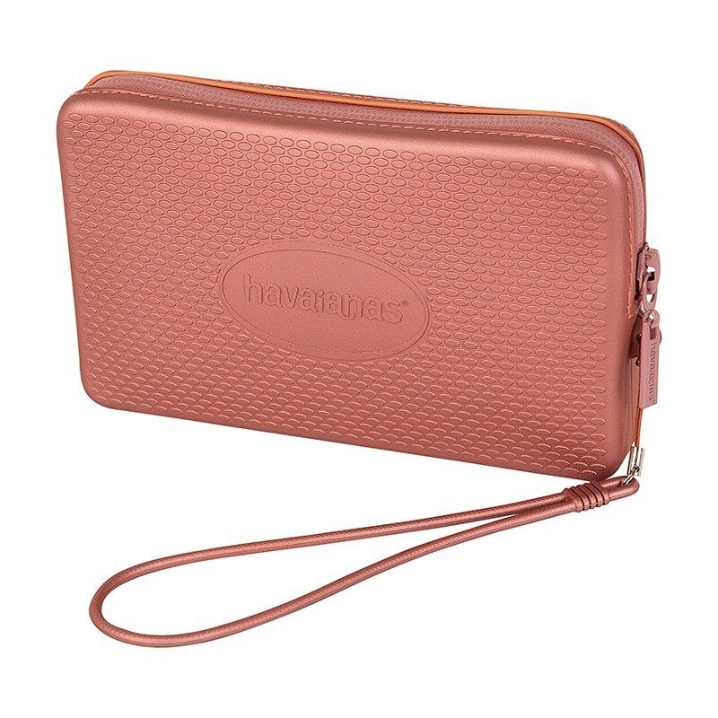 Mini Bolso Havaianas Metálico Rosado