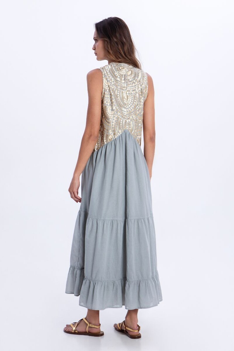 VESTIDO NEW TRIANGLE Beige
