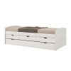 Cama Marinera 1 Plaza Madera Maciza Con Cajones - Ulli Blanco