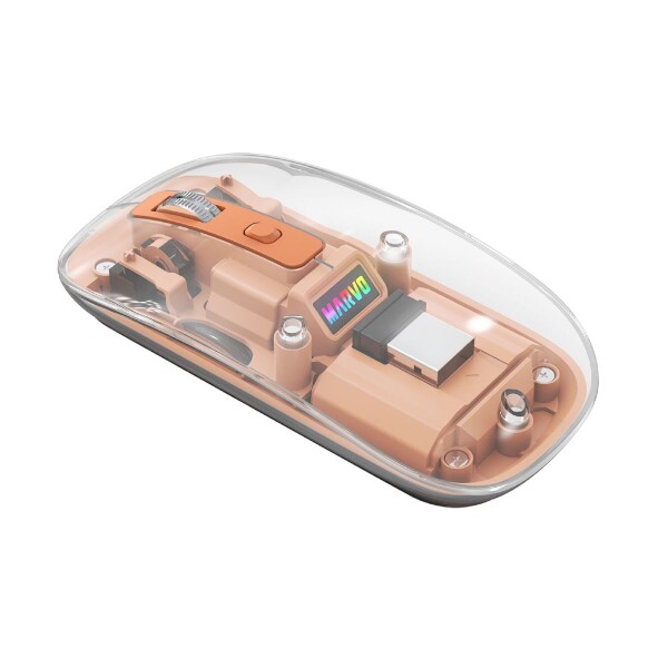 Mouse Marvo M810w Inalámbrico Bluetooth Batería MOUSE MARVO M810W INALAMBRICO NARANJA