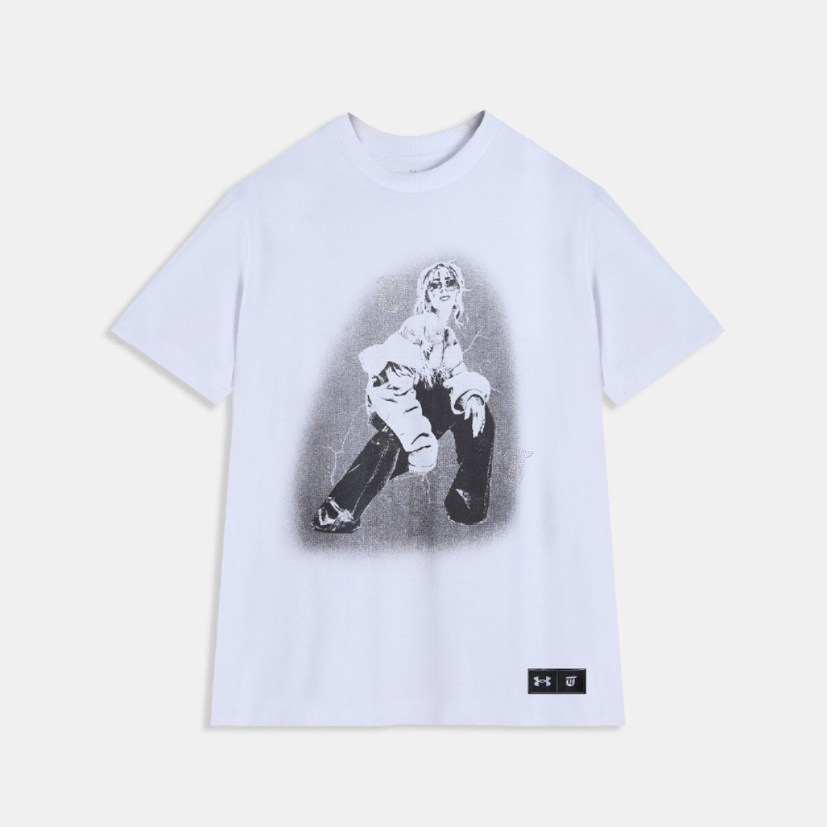 UA W BFOS LOGO TEE SS TINI CUPID-WHT - WHT-100 