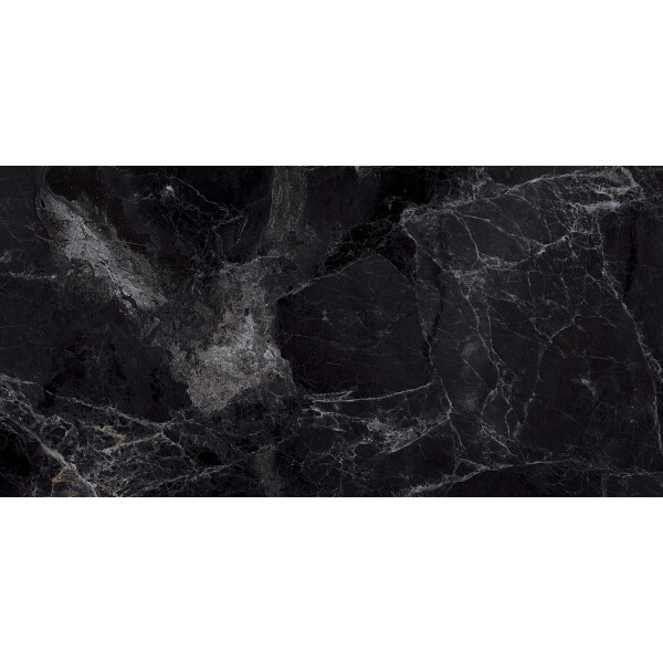 PORCELANATO GLIMEX BLACK 60x120 CM HIGH GLOSS Porcelanato Glimex Black 60x120 Cm High Gloss