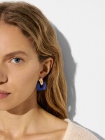 Pendientes Con Efecto Mate indigo