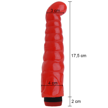 Vibrador Gusanito Rojo