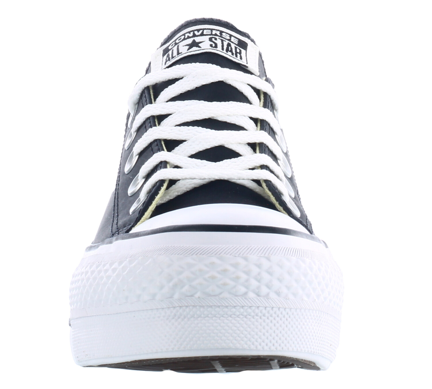 Championes Unisex Converse All Star Plataforma Chuck Taylor Lift Negro Blanco Converse 045.666960102 Stadium