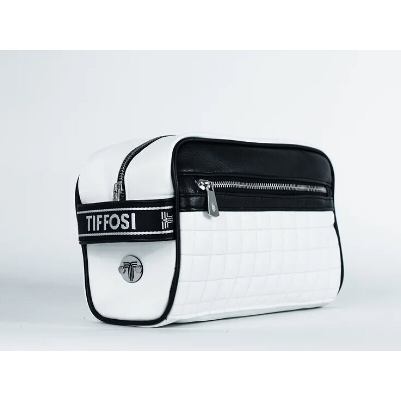 Necessaire Tiffosi Cuadrille Blanco - Negro