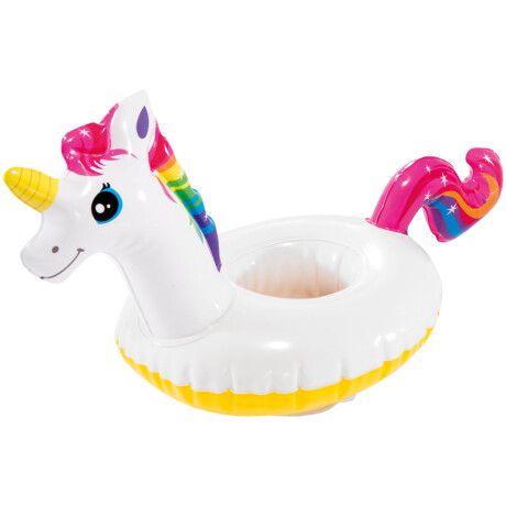 INTEX SET 3 PORTAVASOS FLOTANTES UNICORNIO 41 X 20 CMS Intex Set 3 Portavasos Flotantes Unicornio 41 X 20 Cms