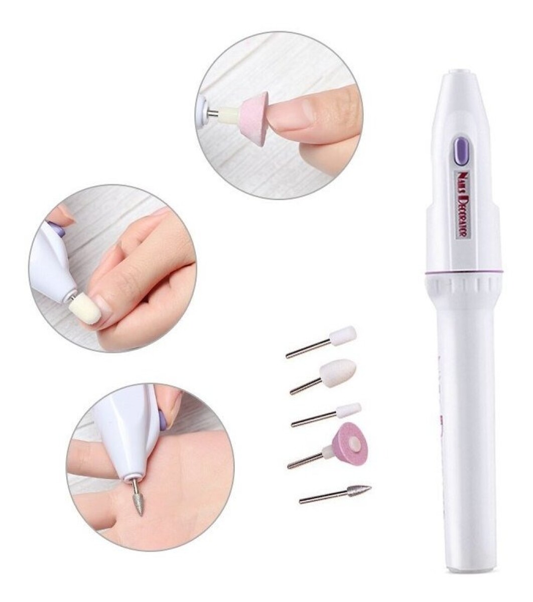 Torno Manicura Pedicura Uñas Esculpidas 5 Punteros + Secador 