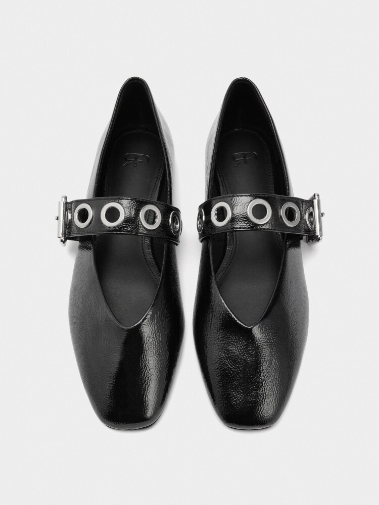 Bailarinas Con Tachuelas negro