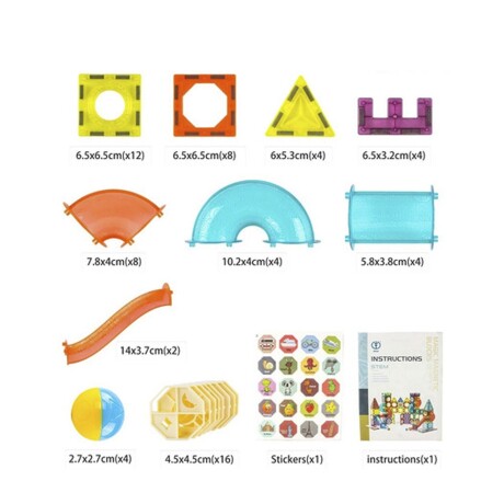 Set de Bloques Magnéticos Dige Marble Run Set 66 Piezas Set de Bloques Magnéticos Dige Marble Run Set 66 Piezas
